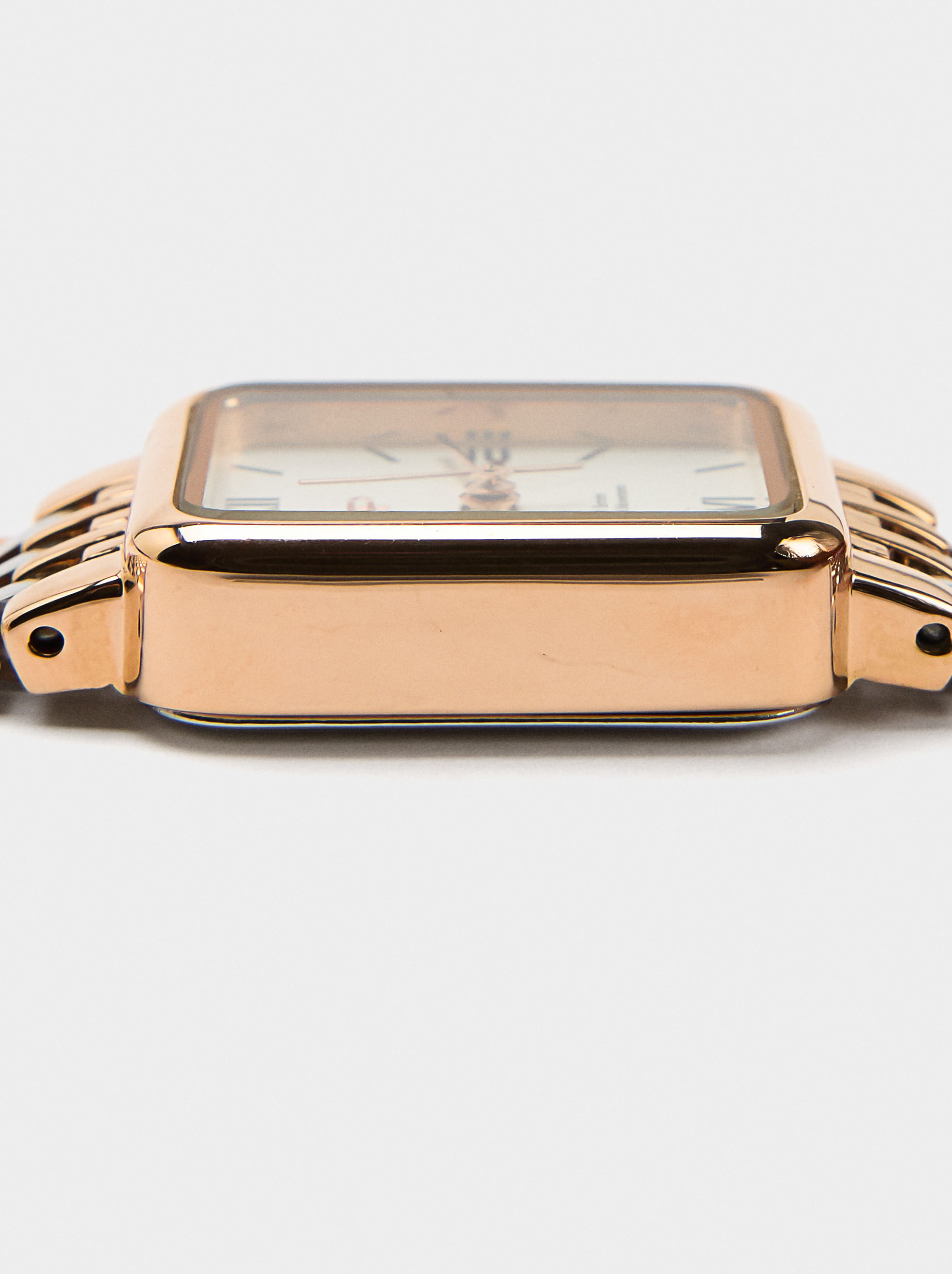 Reloj cuadrado pulsera de acero inoxidable