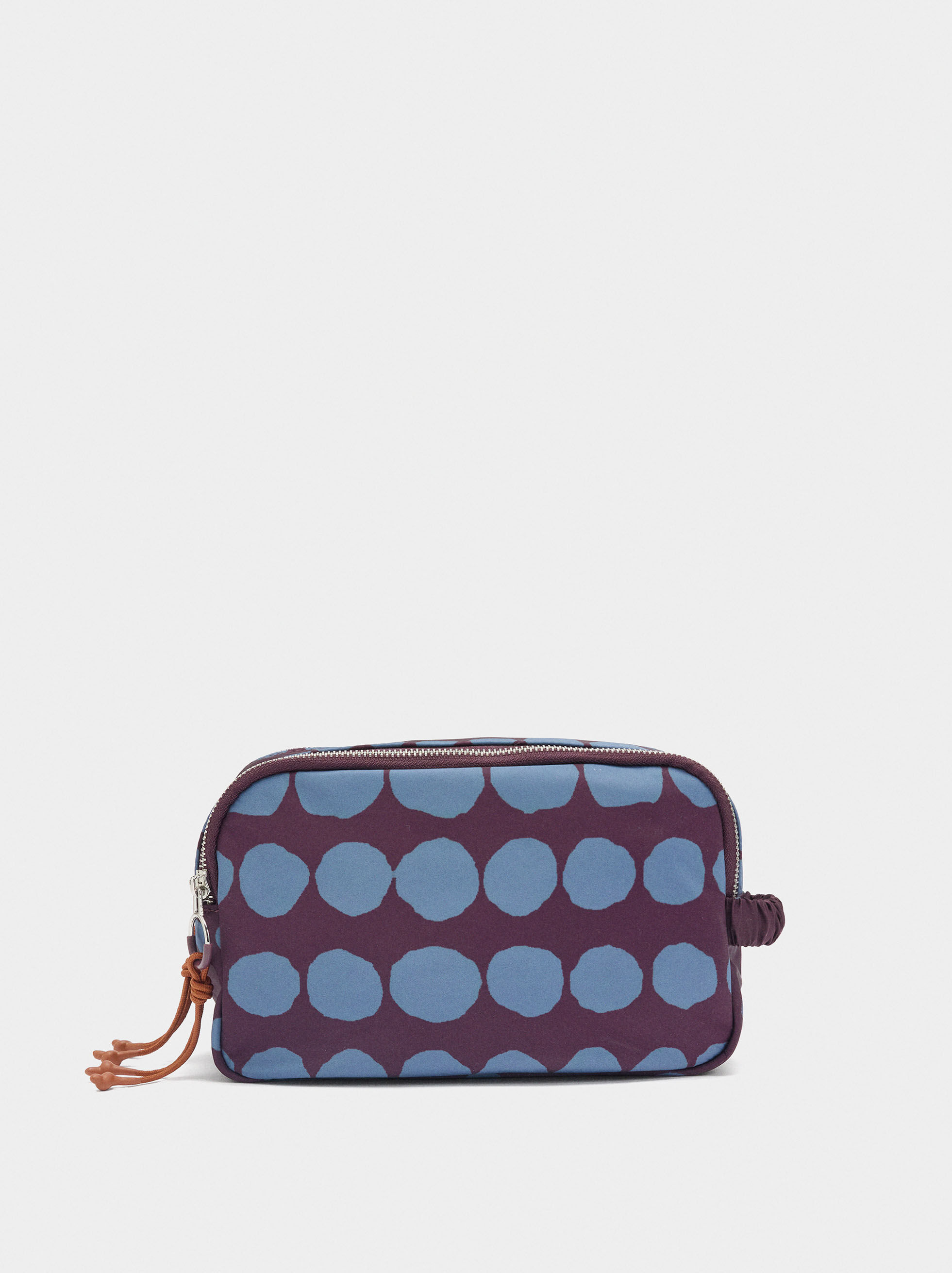 Bolsa de nylon estampada para cosméticos
