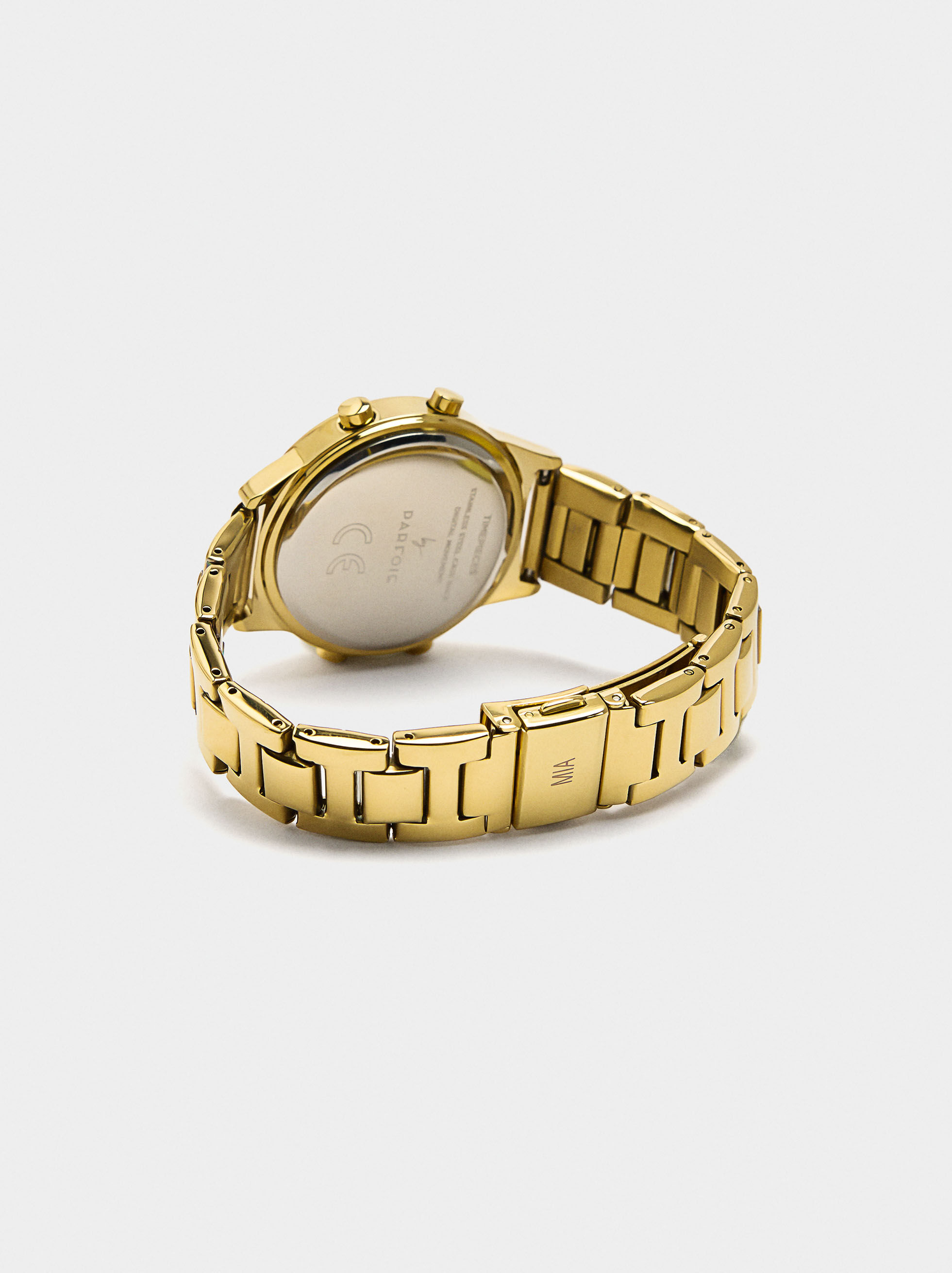 Reloj digital con pulsera de acero inoxidable
