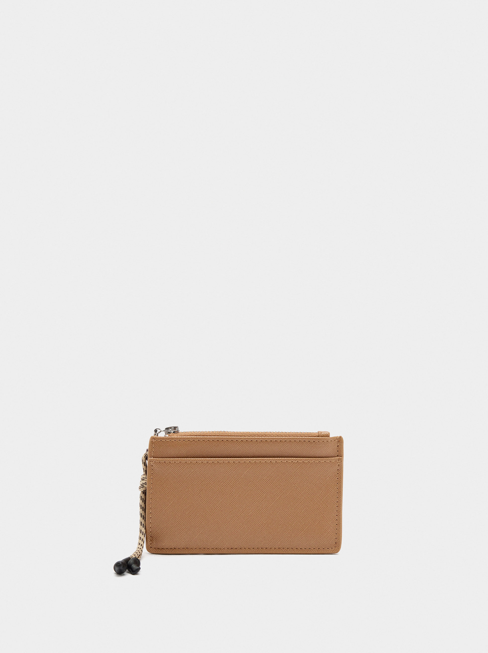 Porta tarjetas básico con textura