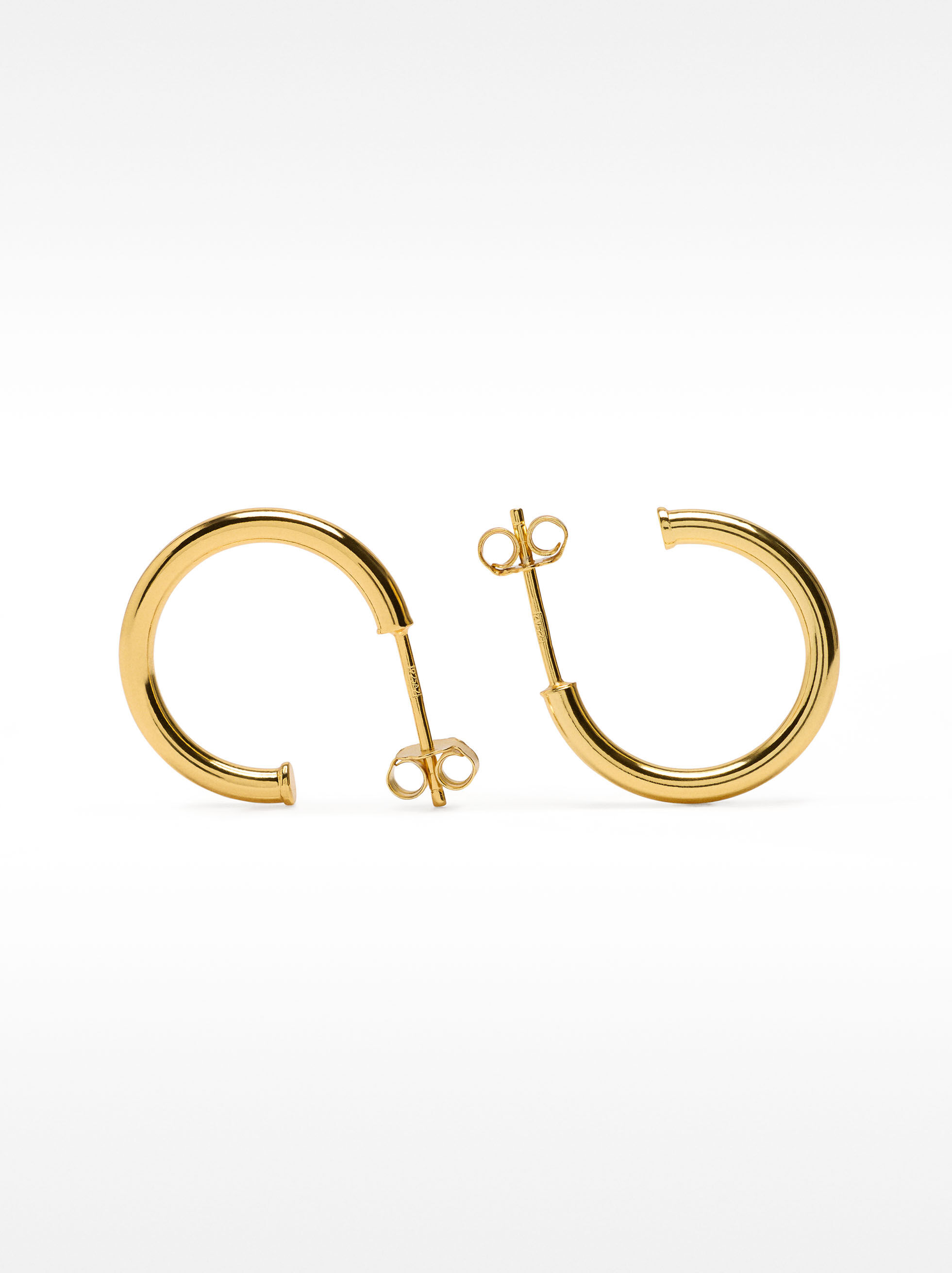 Argollas lisas - plata de ley 925