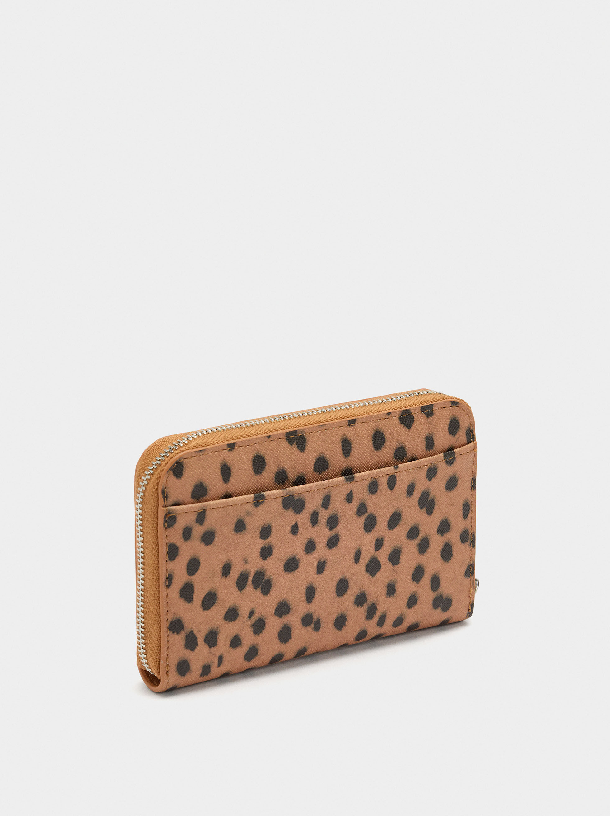 Porta-monedas estampado animal S