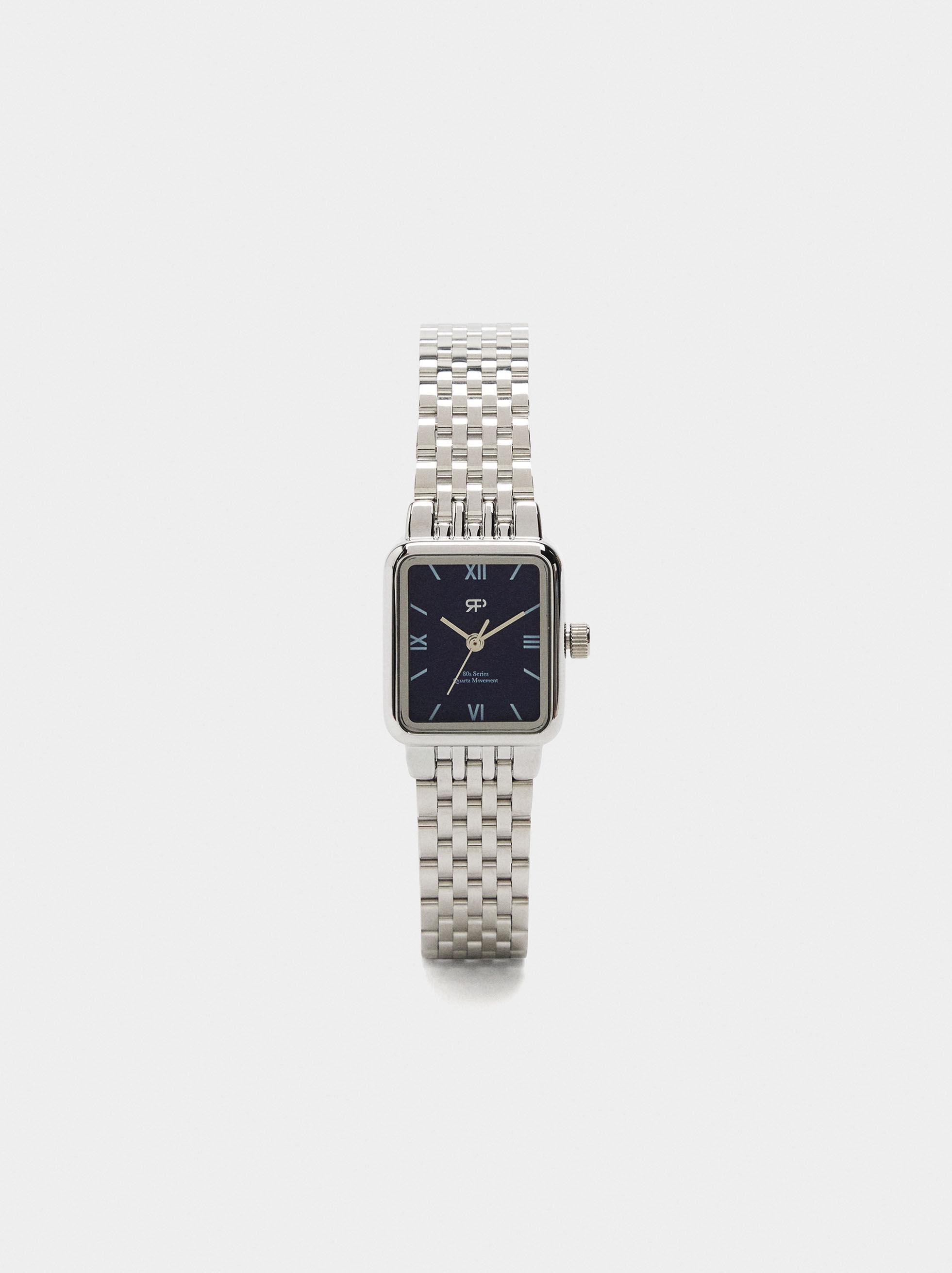 Reloj cuadrado con pulsera de acero inoxidable