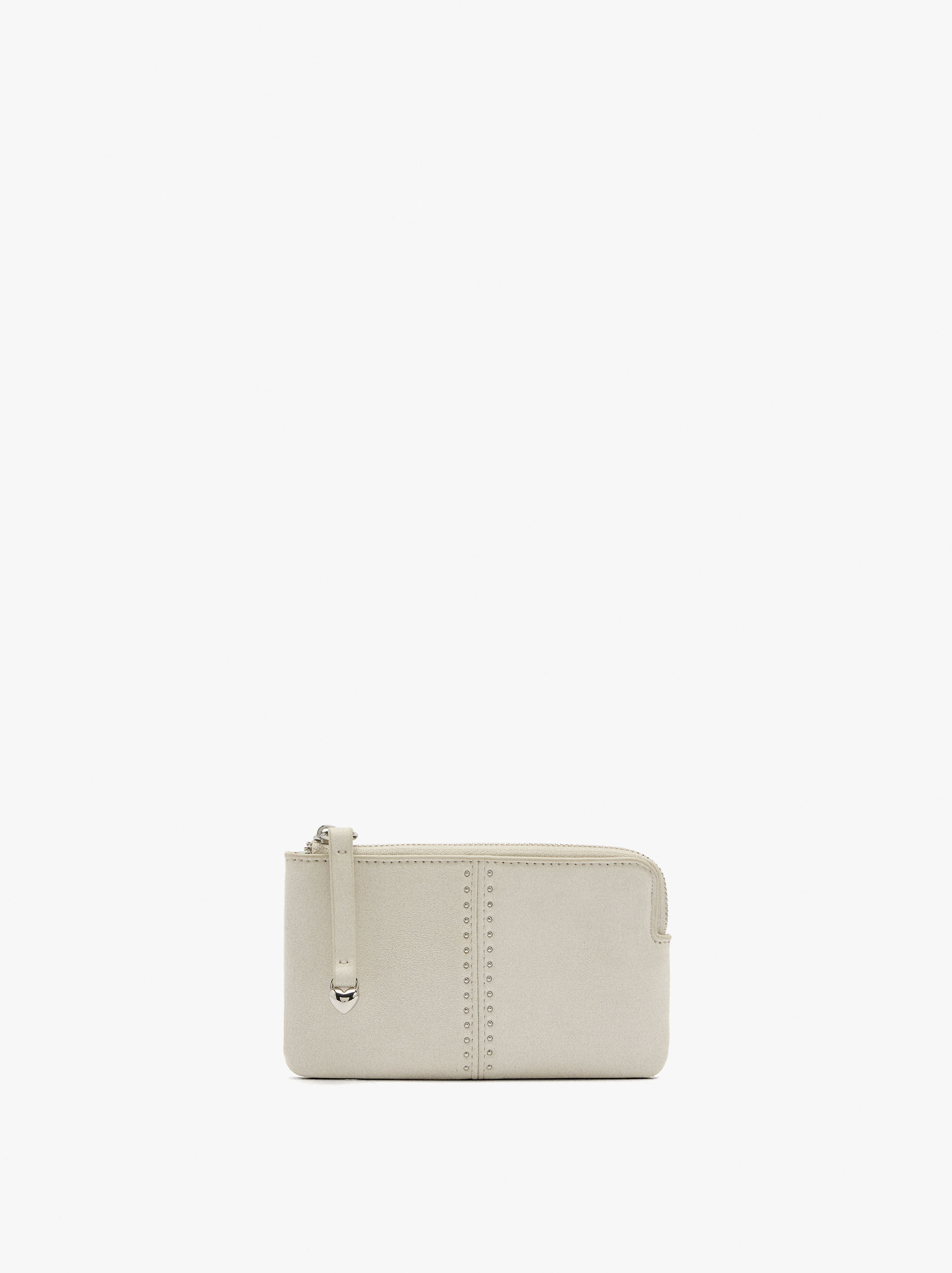 Bolso para monedas con detalles de corazón
