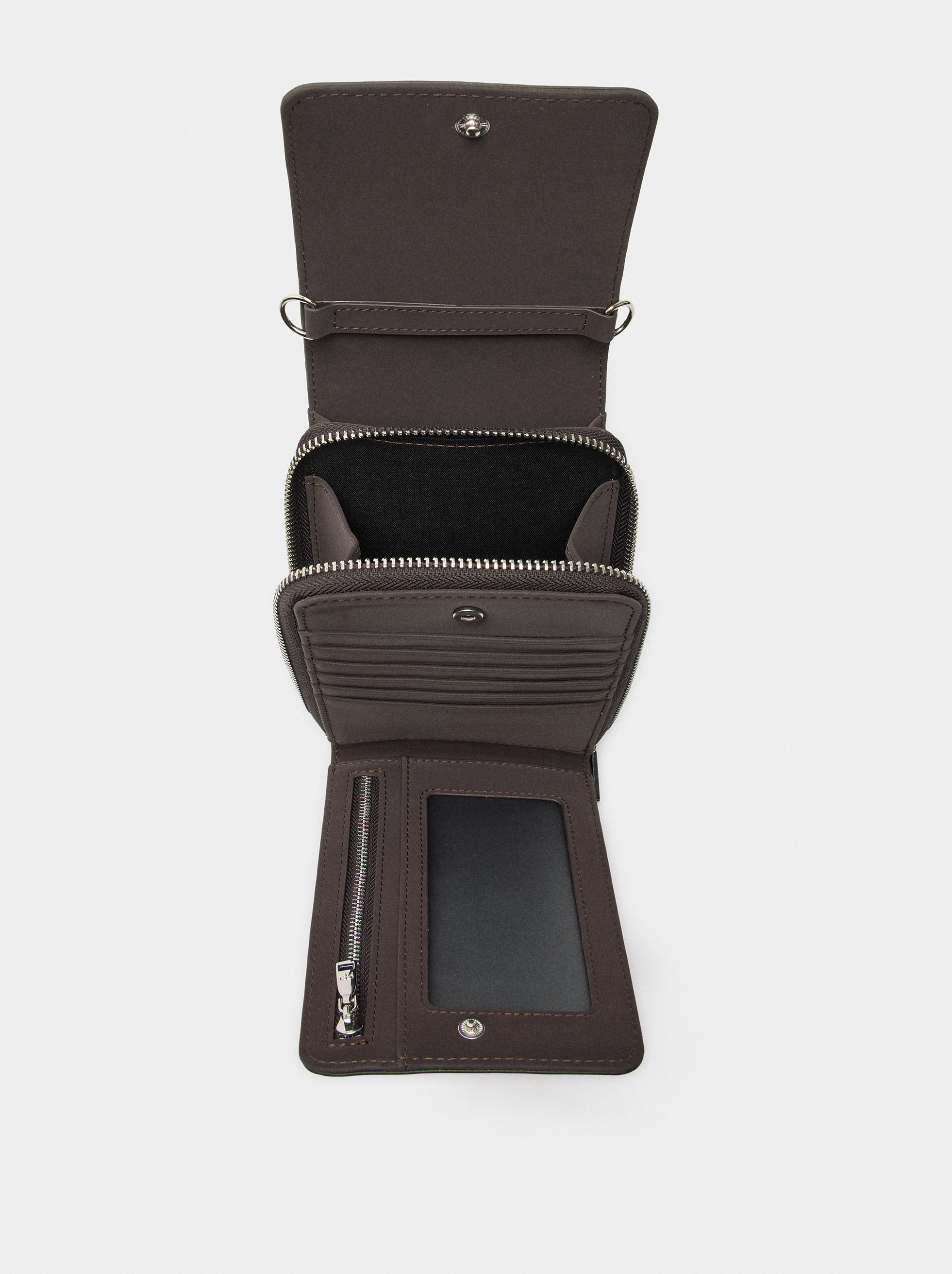 Bolso para teléfono con textura suave
