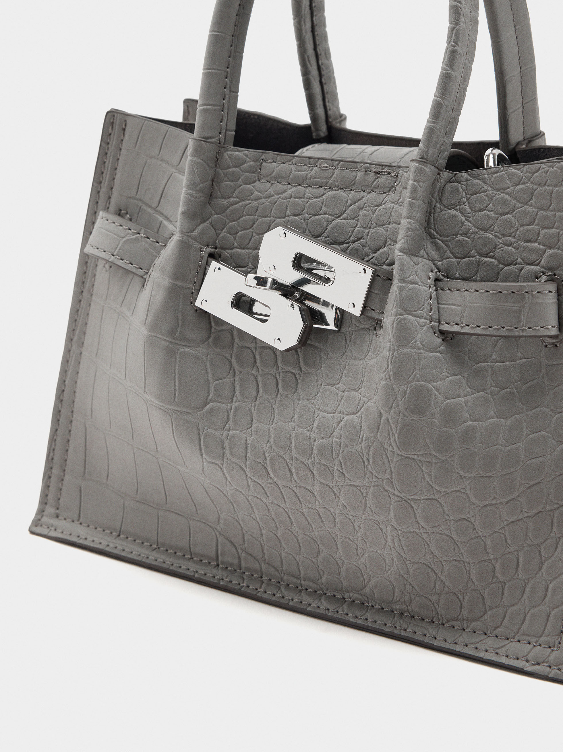 Bolsa bandolera con grabado de animal